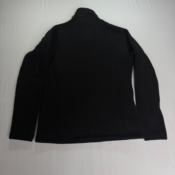 Patagonia Better Sweater 1/4 Zip Pullover Women's Small Black Heathered Fleece - Picture 9 of 9
